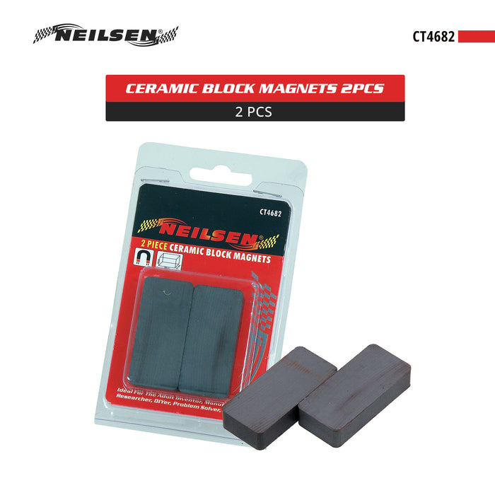 CT4682 - Ceramic Block Magnets 2pcs