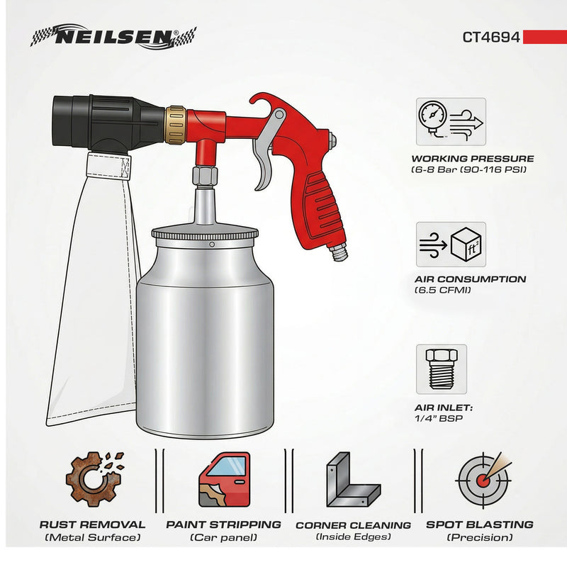 CT4694 - Air Sandblaster Gun Kit