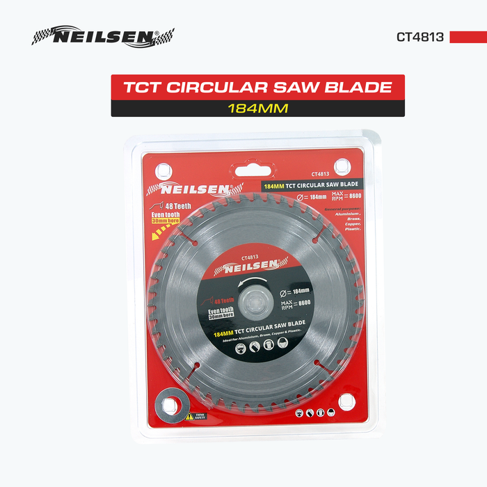 CT4813 - TCT Circular Saw Blade - 184mm