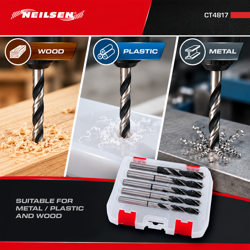 CT4817 - 5pc HSS Drill Set with Reduced Shank