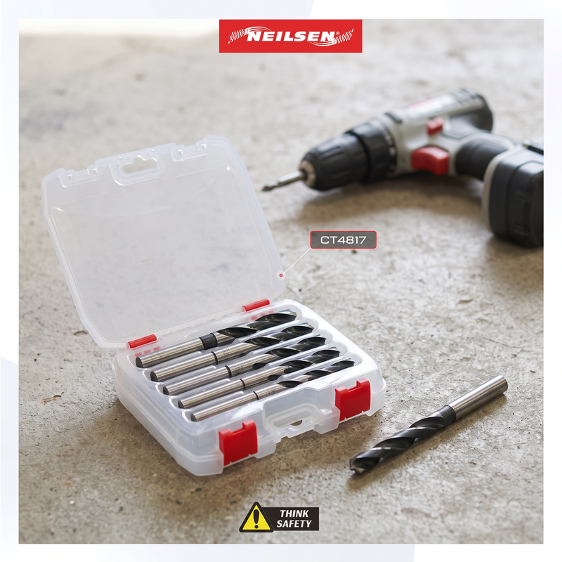 CT4817 - 5pc HSS Drill Set with Reduced Shank