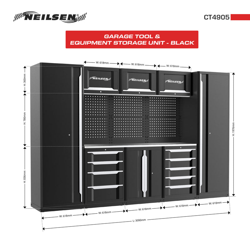 CT4905 - Garage Storage System - Black