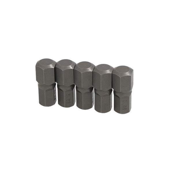 CT4945 - 5pc Hex Bit Set 12mm x 30mm 10mm Hex Shank