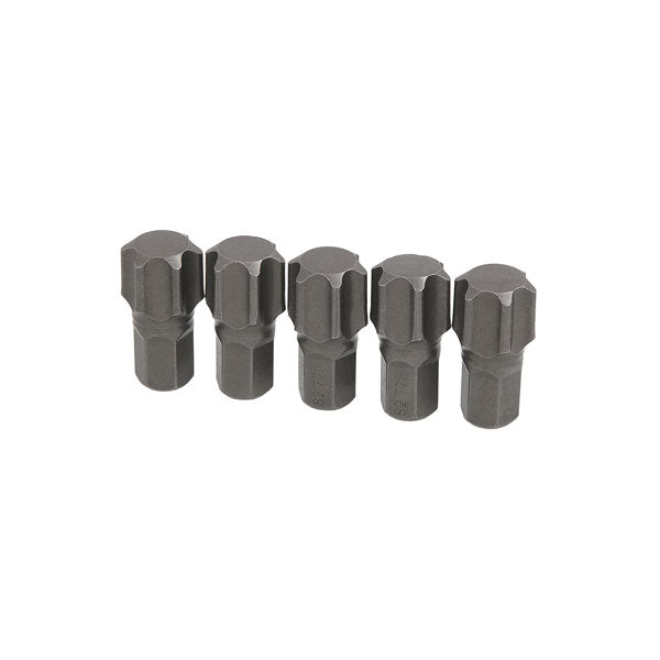 CT4947 - 5pc Star Bit Set T70 x 30mm 10mm Hex Shank