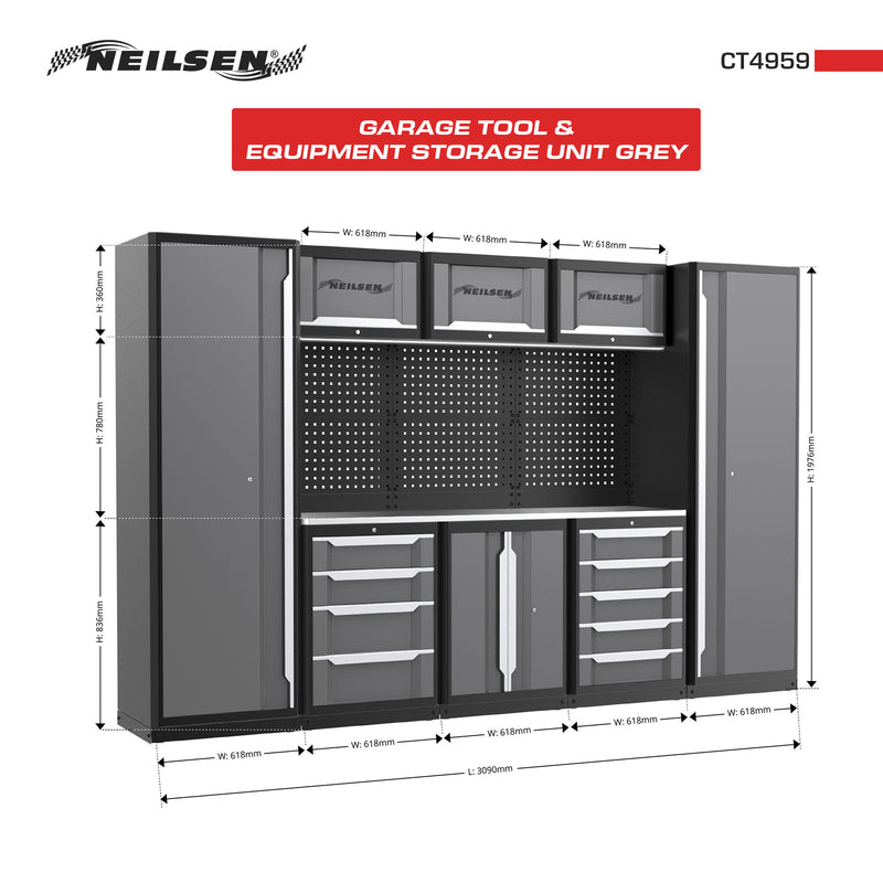 CT4959 - Garage Storage System - Grey