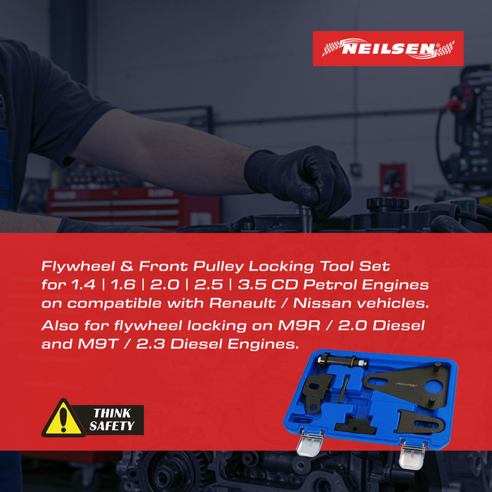 CT4980 - Flywheel Locking Tool - Renault / Nissan