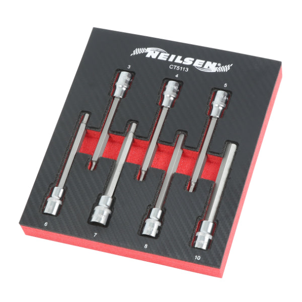CT5113 - 7pc 3/8in DR Extra Long Hex Bit Set