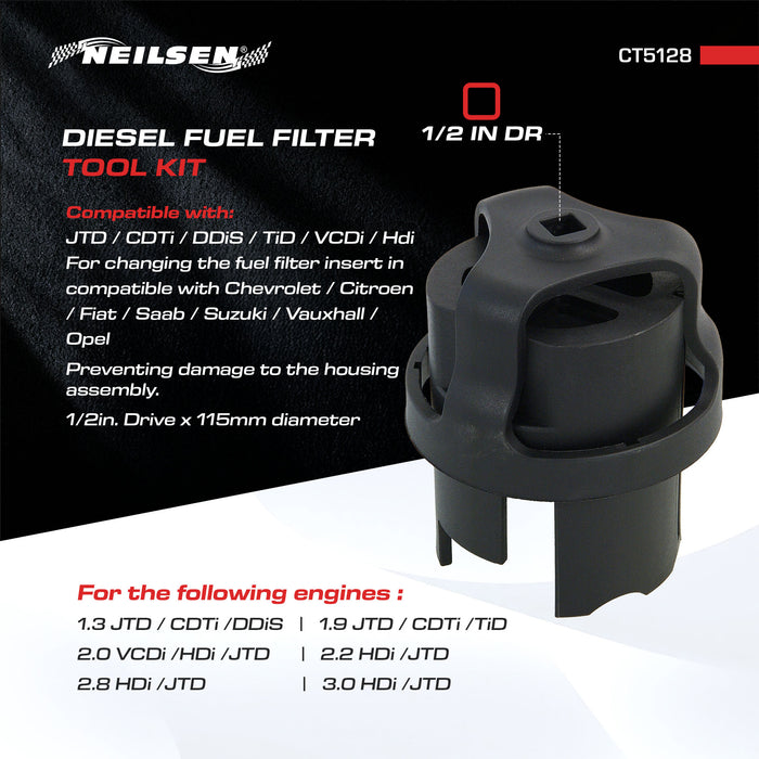 CT5128 - Fuel Filter Removal Kit - GM