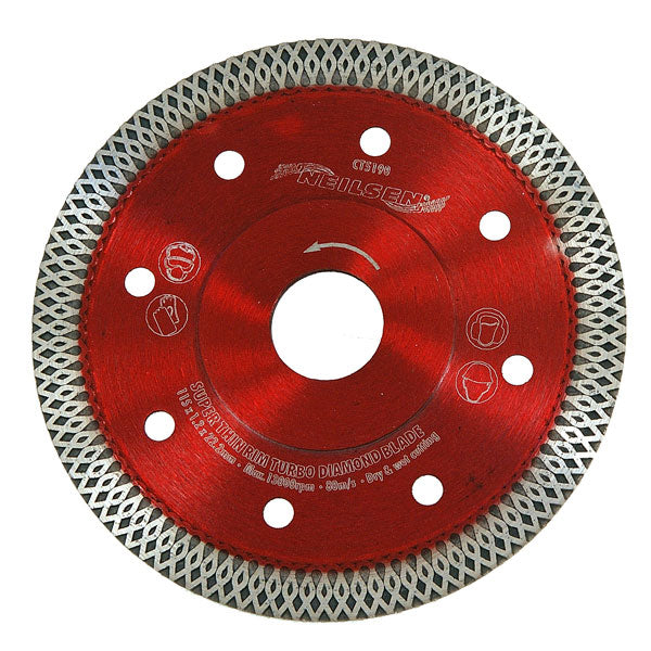 CT5190 - 115mm Diamond Disc Continuous Rim