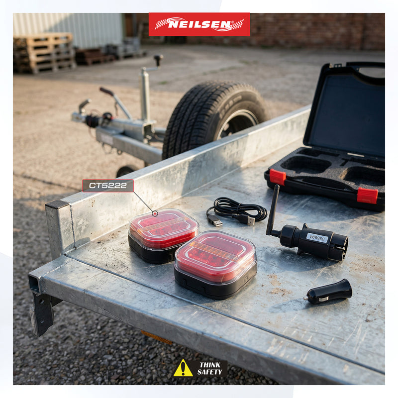 CT5222 - New Magnetic Wireless Trailer Light Set LED
