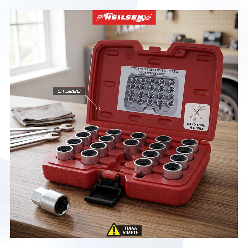 CT5226 - 20pc Locking Wheel Nut Key Set - VAG & SEAT