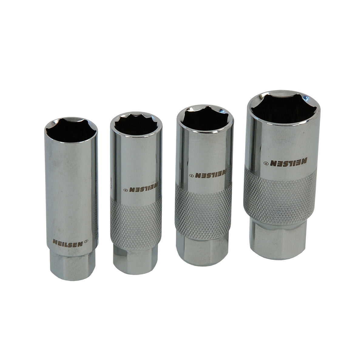 CT5233 - 4pc 3/8in Dr Spark Plug Socket Set Thin Wall — Neilsen Tools
