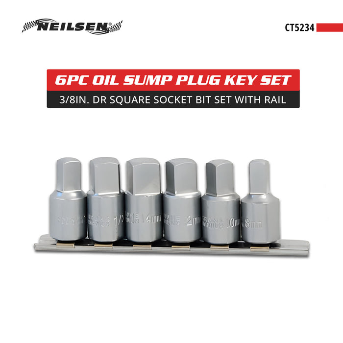 CT5234 - 6pc Oil Sump Plug Key Set