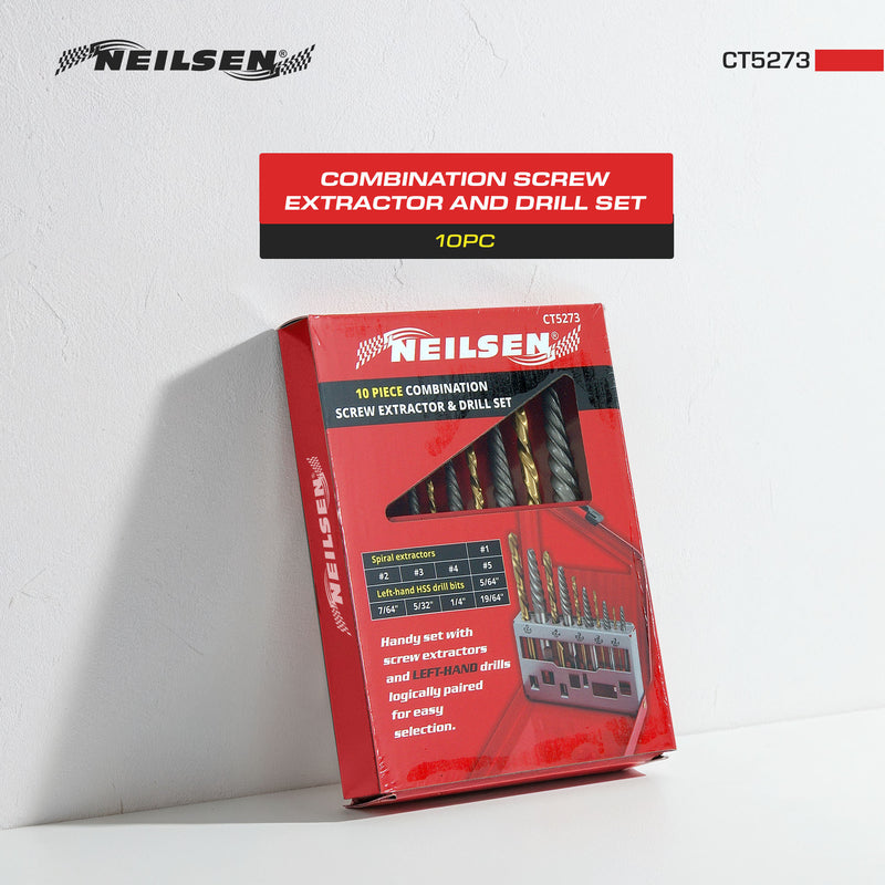 CT5273 - 10pc Combination Screw Extractor and Drill Set