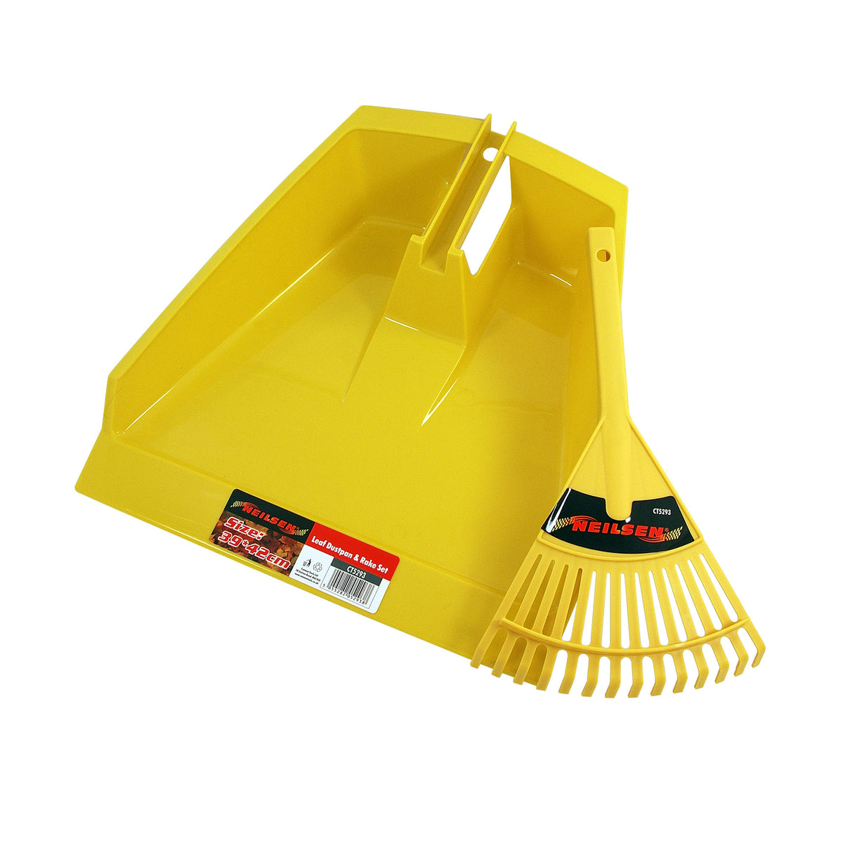 CT5293 - Leaf Rake & Dust Pan Set — Neilsen Tools