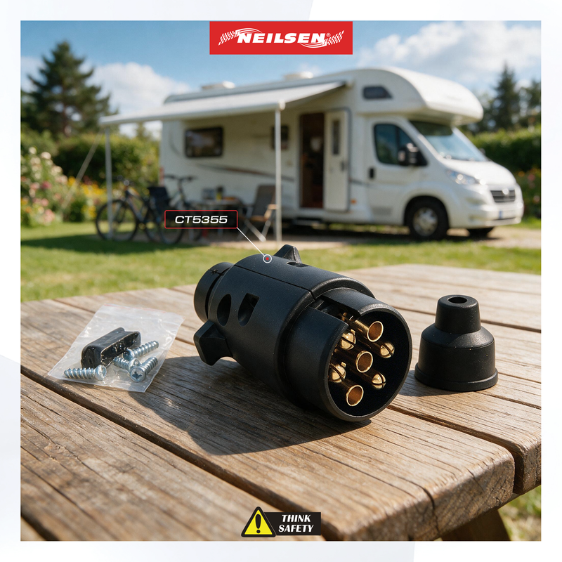 CT5355 - 7-Pin Trailer Round Plug