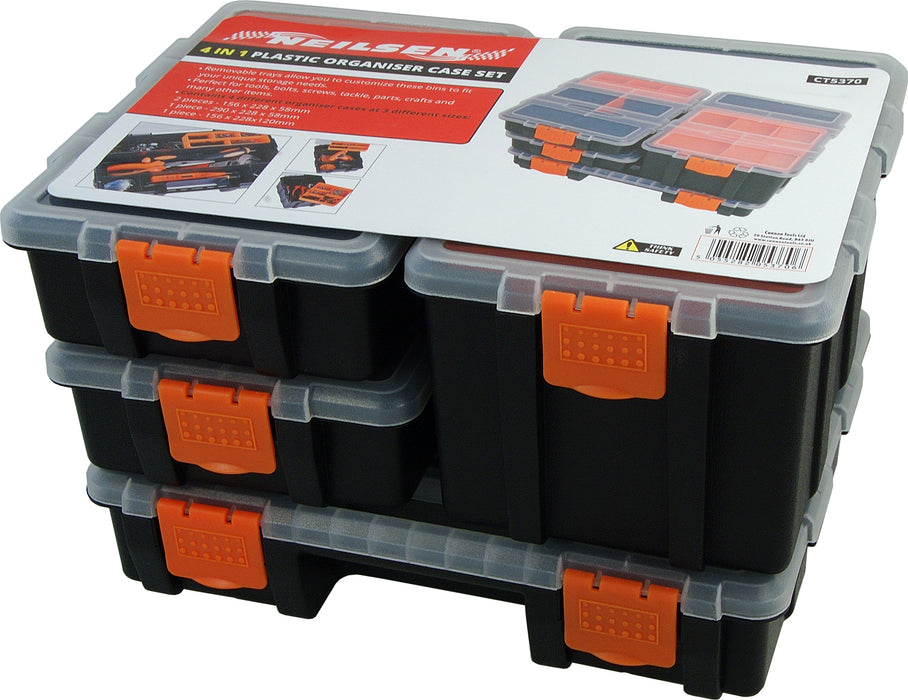 CT5370 - 4pc Tool Organiser Case Set