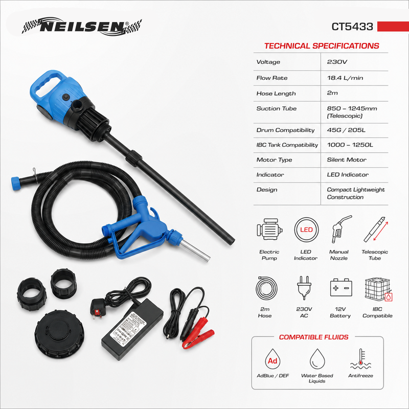 CT5433 - AdBlue Electric Drum Pump