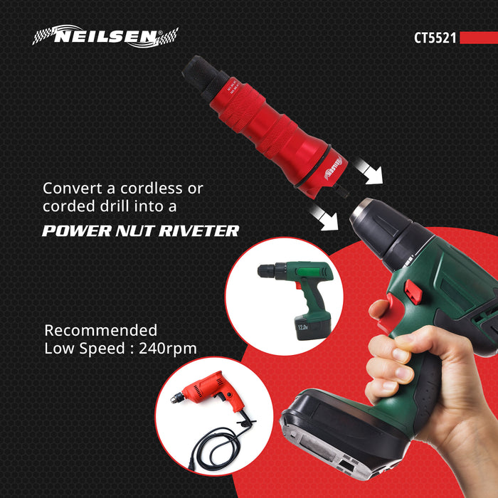 CT5521 - Nut Rivet Drill Adapter Kit