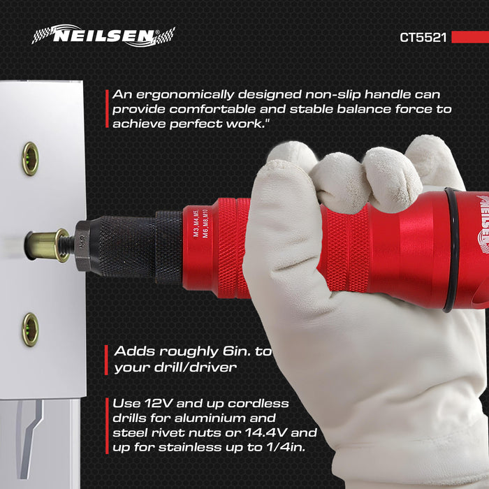 CT5521 - Nut Rivet Drill Adapter Kit