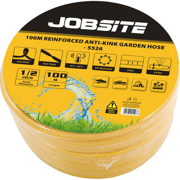 CT5526 - Garden Hose - 100M Thick Reinforced Wall 1/2Inch Diameter