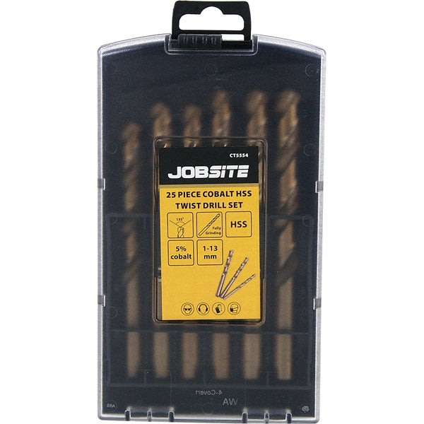 CT5554 - 25pc HSS Cobalt Drill Set