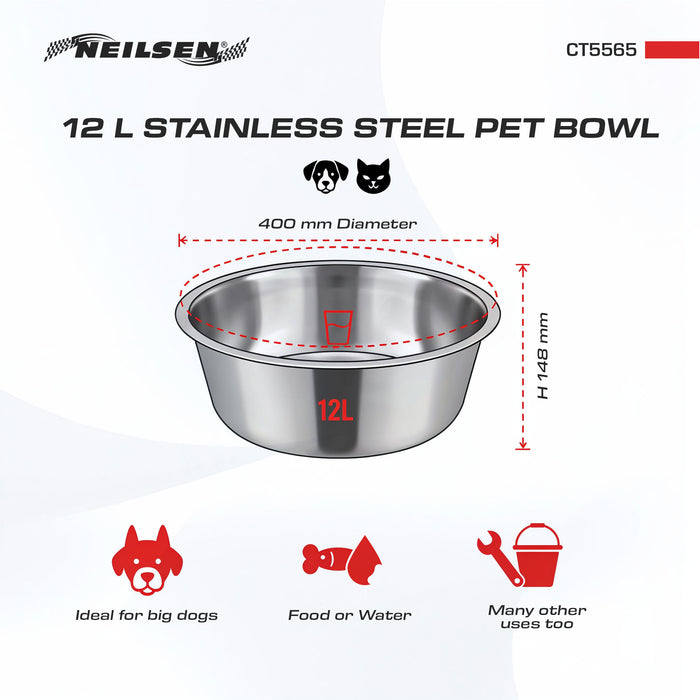 CT5565 - 12L Pet Food / Water Bowl