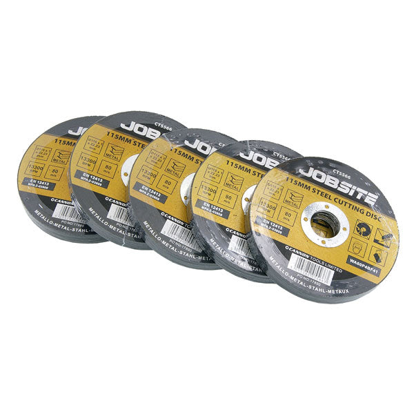 CT5566 - 115mm Steel Cutting Discs 50pc