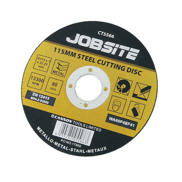 CT5566 - 115mm Steel Cutting Discs 50pc