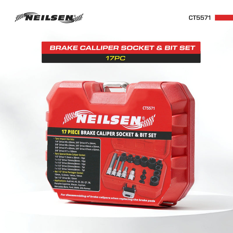 CT5571 - 17pc Brake Calliper Socket & Bit Set