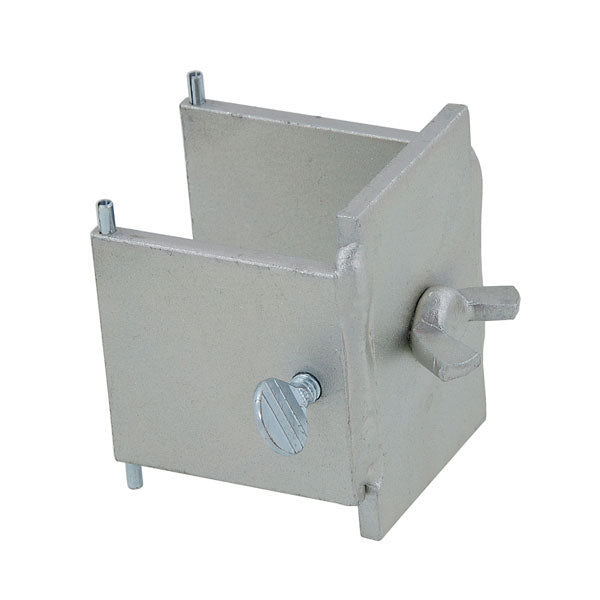 Ox Dori Block With Lock Bolt – Zinc Plated Steel, Fits 40mm & 50mm Profile Poles