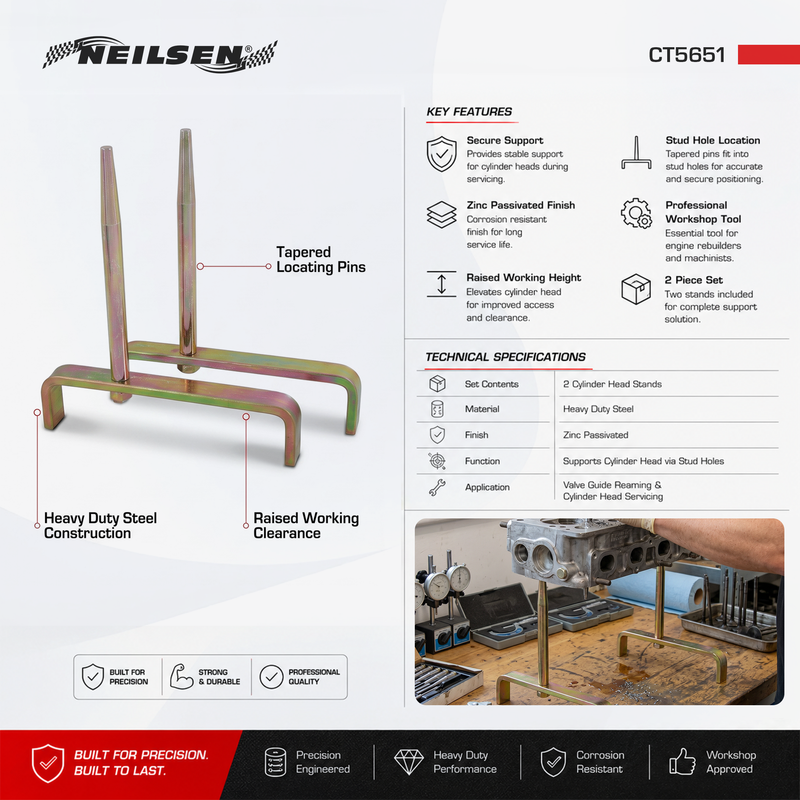 CT5651 - 2pc Cylinder Head Stands