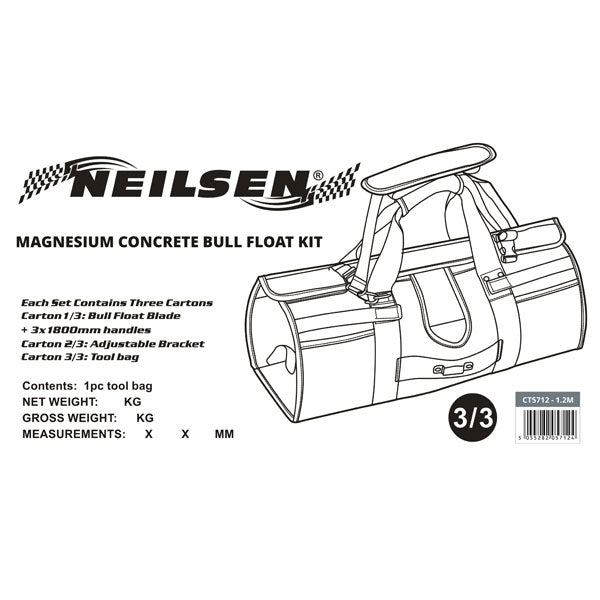 CT5714 - Blade Concrete Bull Float - 1800mm