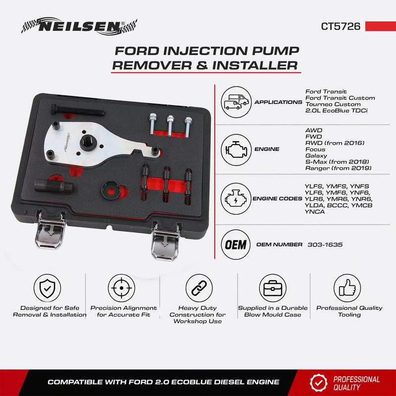 CT5726 - Ford Injection Pump Remover & Installer - Ford Transit 2.0 EcoBlue Diesel