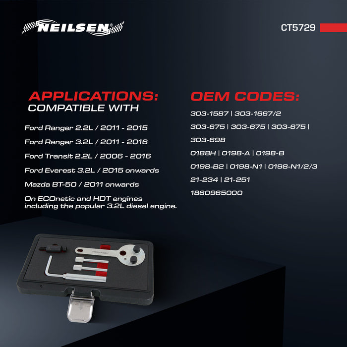 CT5729 - Timing Tool Set - Ford
