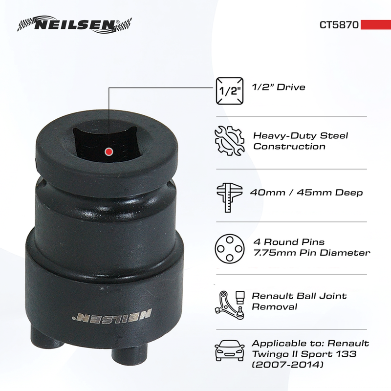 CT5870 - 1/2in Dr Ball Joint Socket