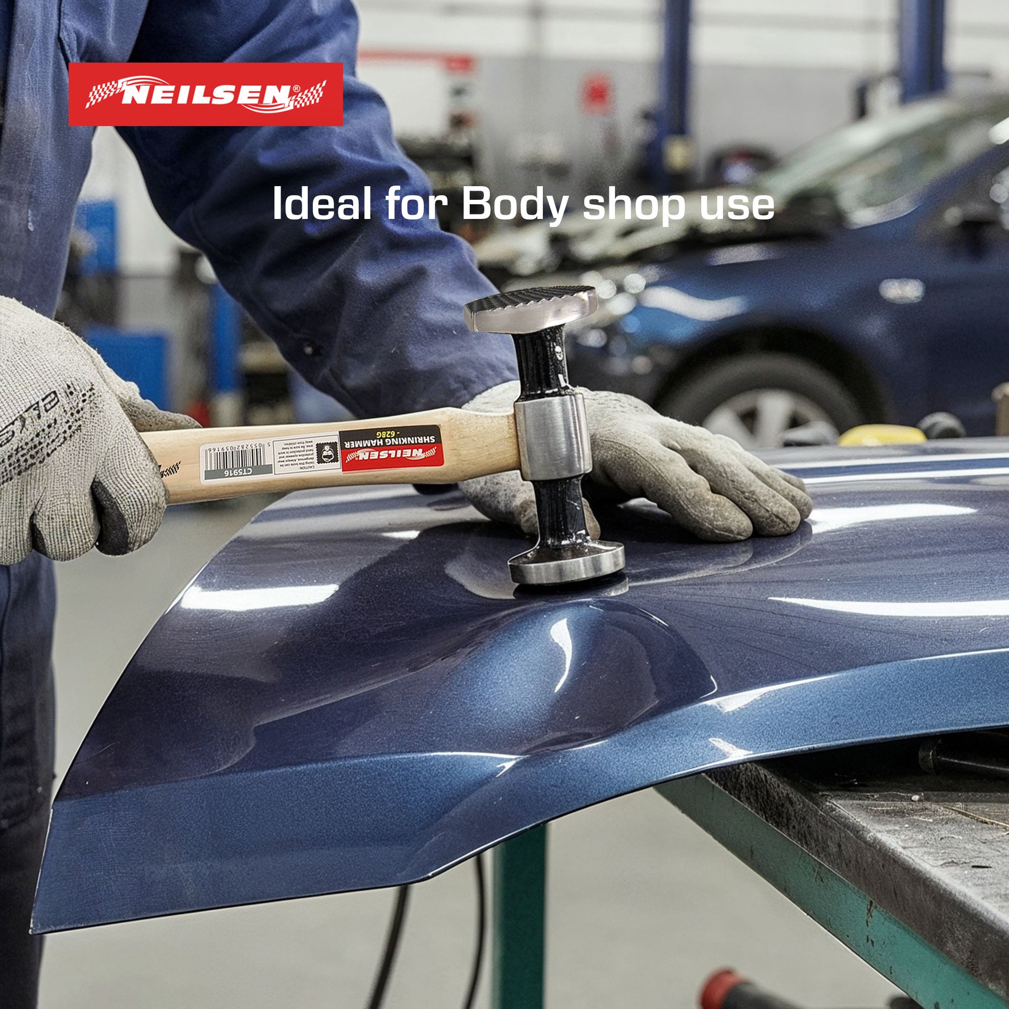 CT5916 - Shrinking Hammer / Bumping Hammer — Neilsen Tools