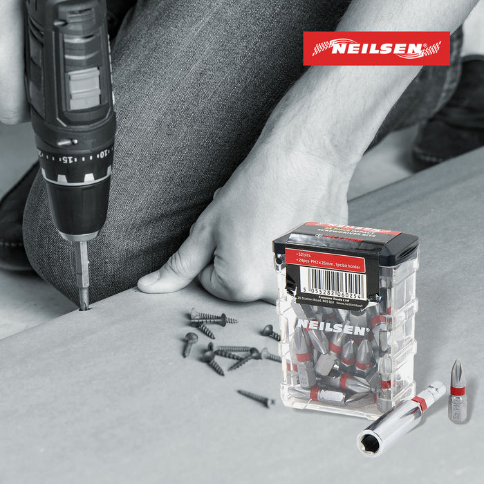 CT6025 - 25pc Impact Screwdriver Bit Box 25mm PH2