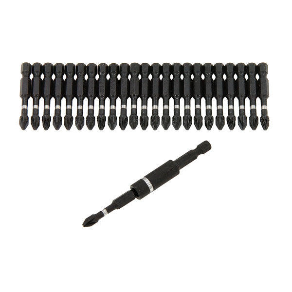 CT6030 - 25pc 50mm Impact Screwdriver Bit Box PZ2