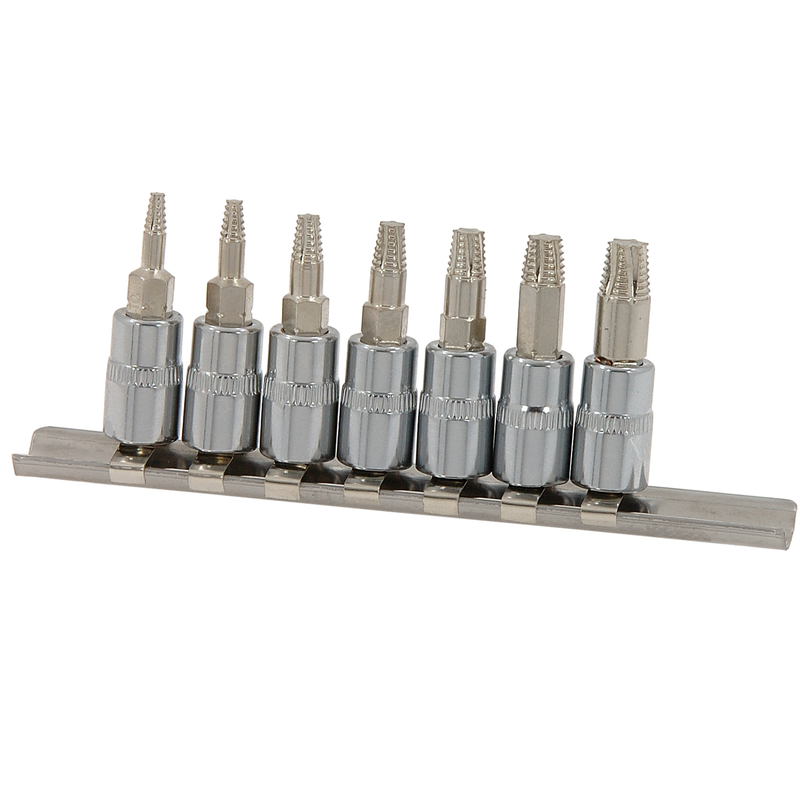CT6044 - 7pc Extractor Set For Damaged Torx/Star Screws