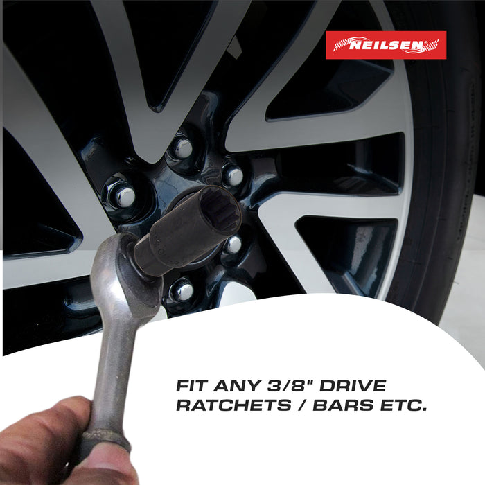 CT6058 - 11pc 3/8" Dr Pipe Plug Socket Set