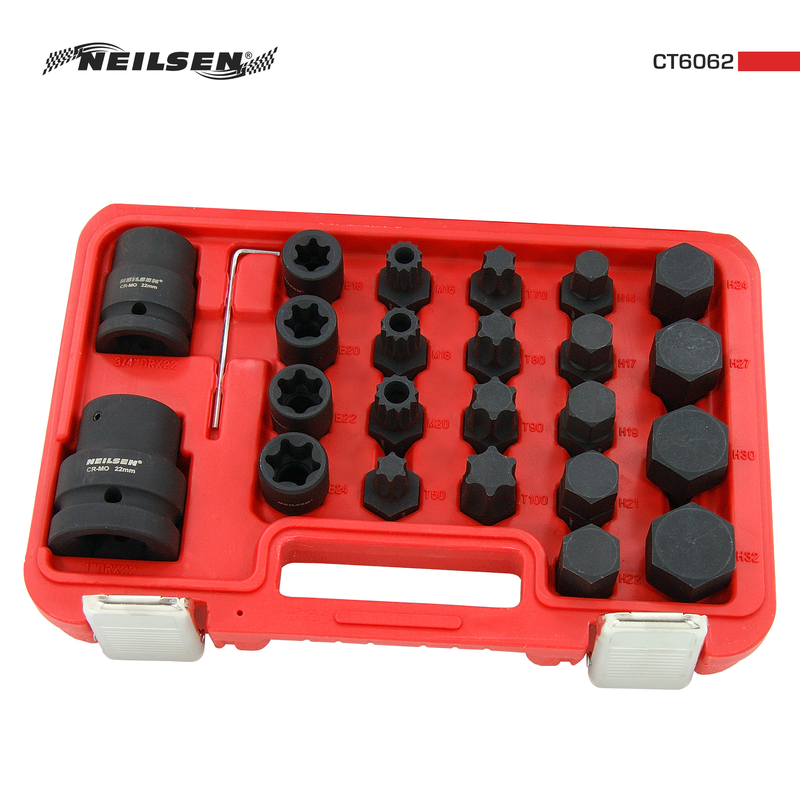 CT6062 - 24pc Impact Bit & Socket Set 3/4"Drive - 1"Drive