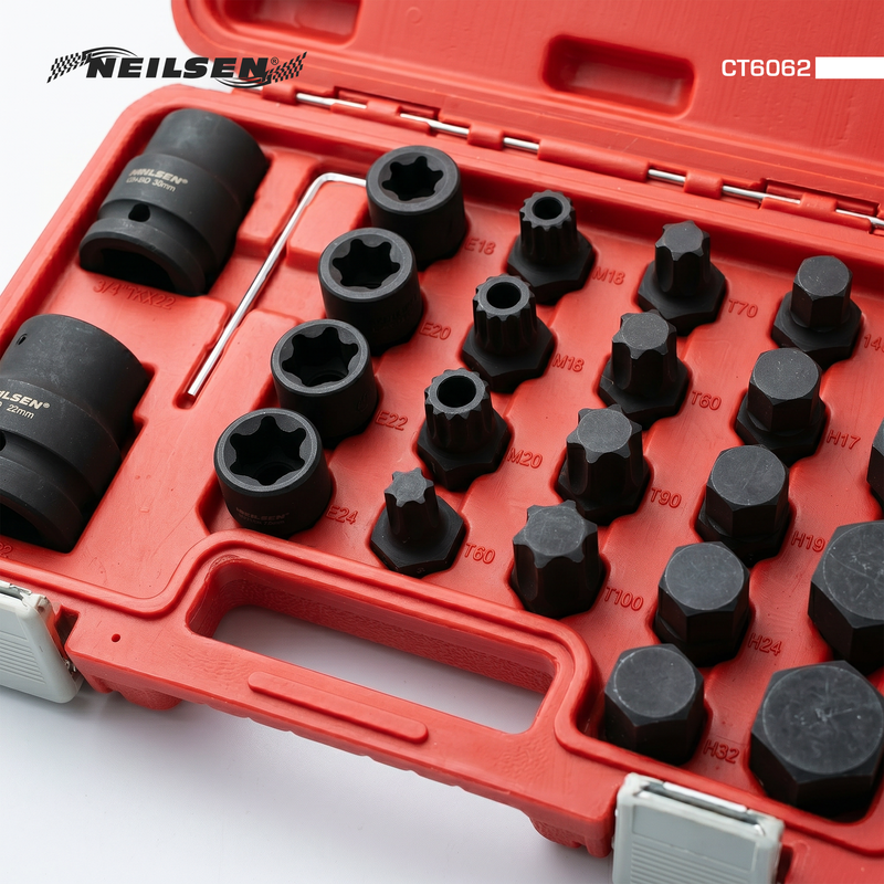CT6062 - 24pc Impact Bit & Socket Set 3/4"Drive - 1"Drive