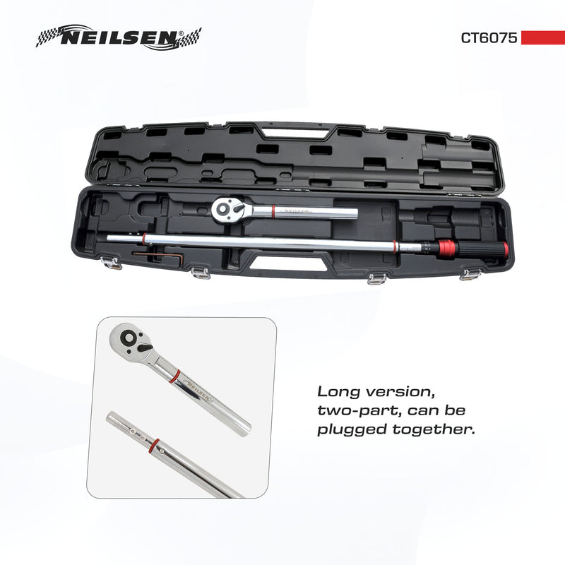 CT6075 - 3/4inch  Torque Wrench 200-800N.M