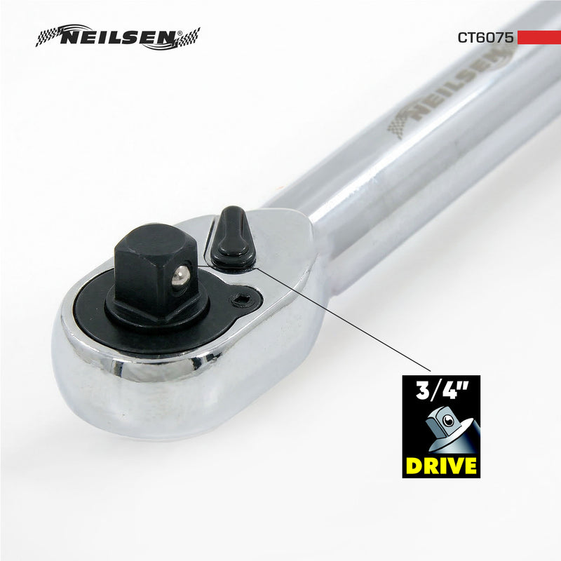 CT6075 - 3/4inch  Torque Wrench 200-800N.M