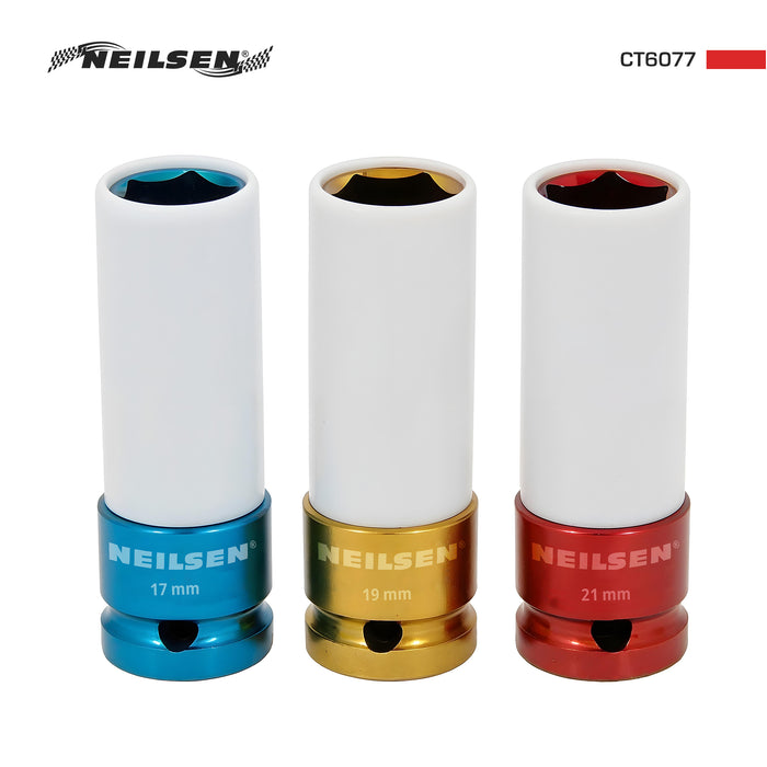 CT6077 -  6 Pieces  Wheel Changing Set with 1/2 Inch Torque Wrench