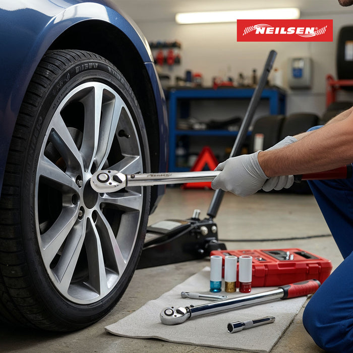 CT6077 -  6 Pieces  Wheel Changing Set with 1/2 Inch Torque Wrench