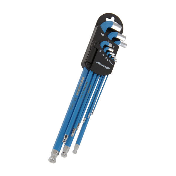 CT6085 9pc Extra Short Arm Ball End Hex Plus Allen Key Set — Neilsen Tools