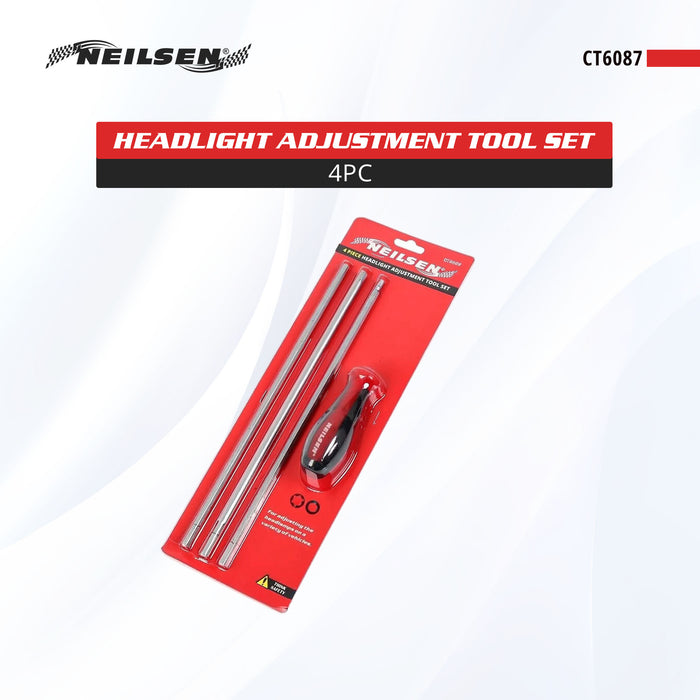 CT6087 - 4pc Headlight Adjustment Tool Set