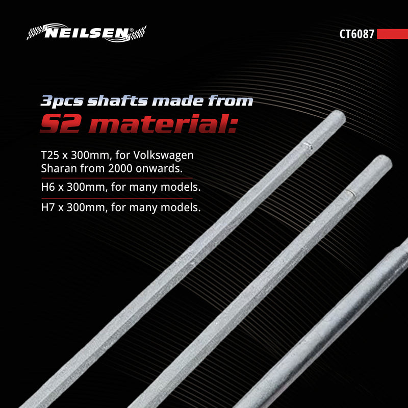 CT6087 - 4pc Headlight Adjustment Tool Set